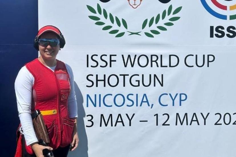 Milli atıcı Çiğdem Özyaman Özenir, Avrupa Şampiyonası'nda 6. oldu