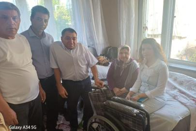 Alpu’da engelli vatandaşlara destek