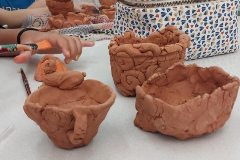 Çocuk Üniversitesi’nde minikler seramikle hayal güçlerini geliştirdi