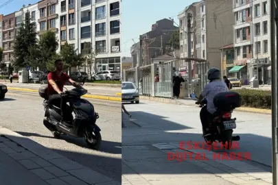 Eskişehir Caddelerinde İki Tekerlekli Tehlike!