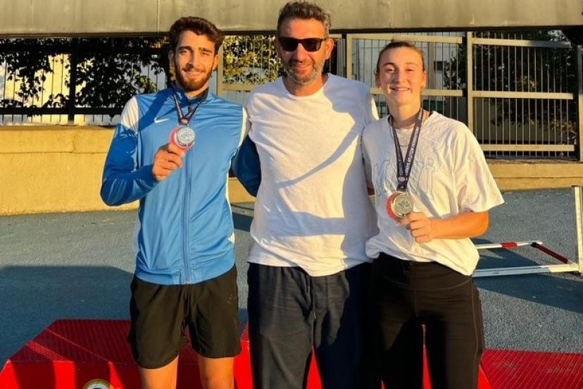 Eskişehirli atletlerden hurdles cup yarışında çifte madalya