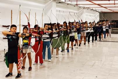 Eskişehirli sporcular okçuluk antrenmanlarına devam ediyor