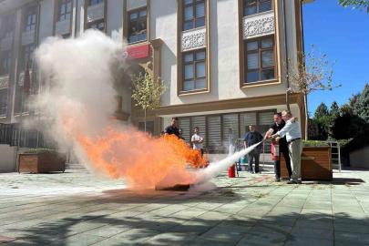 İl Müftülüğü’nde afet ve yangın farkındalık eğitimi