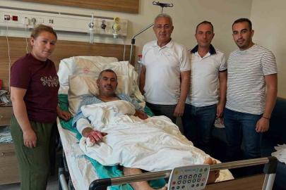 Yaralı orman işçisinin tedavisi devam ediyor