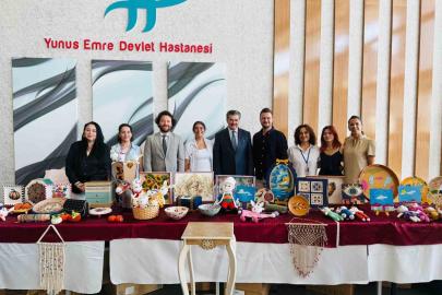 Yunus Emre Devlet Hastanesi’nde ’Geleneksel El Sanatları Sergisi’ açıldı