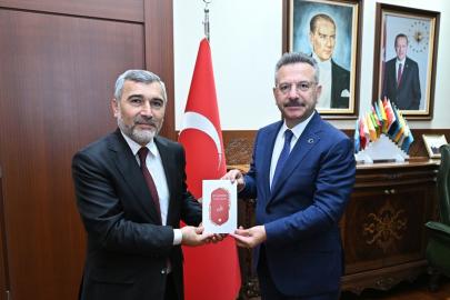 VALİ AKSOY, MÜFTÜLÜK HEYETİNİ MAKAMINDA KABUL ETTİ!