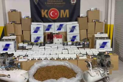 ESKİŞEHİR’DE KAÇAK TÜTÜNE BÜYÜK DARBE!