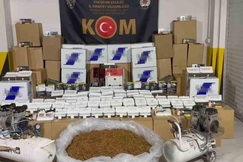 ESKİŞEHİR’DE KAÇAK TÜTÜNE BÜYÜK DARBE!