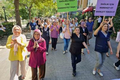 Halk Sağlığı Haftası kapsamında yürüyüş düzenlendi