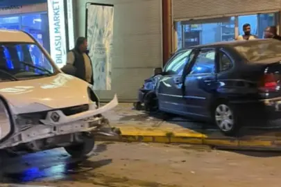 Kırım Caddesi’nde Trafik Kazası: Can Kaybı Yok