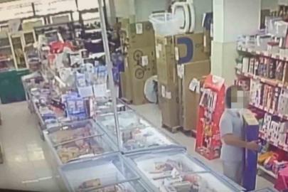 Markette hırsızlık yapan zanlı tutuklandı!