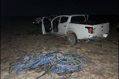 Tarım arazinden 600 bin TL değerinde kablo çalan 2 şahıs tutuklandı