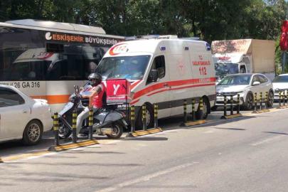 Yapılan duba çalışması ambulansların işini zorlaştırıyor