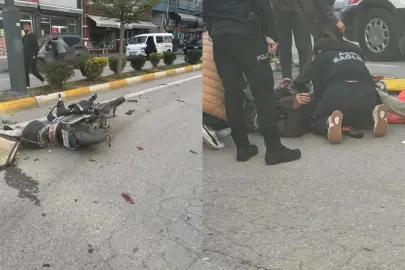 Eskişehir’de Trafik Kazası: Motosiklet Otomobille Çarpıştı!
