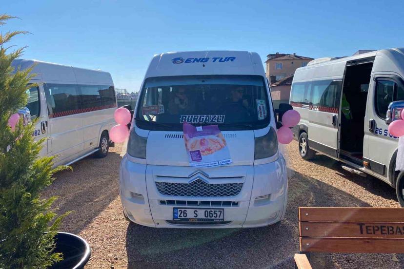 Meme kanserine servis şoförlerinden destek