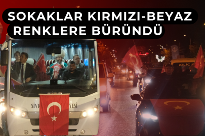 Sivrihisar’da Cumhuriyet Konvoyu Coşkusu