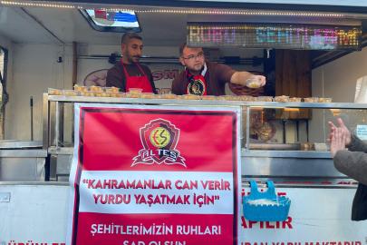 Eskişehirspor taraftarı şehitlerimizi unutmadı!