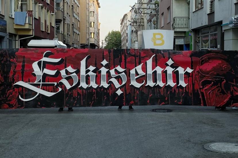 Eskişehirspor Tribün Kültürü El Emeği Pankartla Türkiye’ye Ders Verdi!