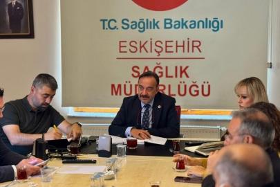 İl Sağlık Müdürlüğü’nde Değerlendirme Toplantısı