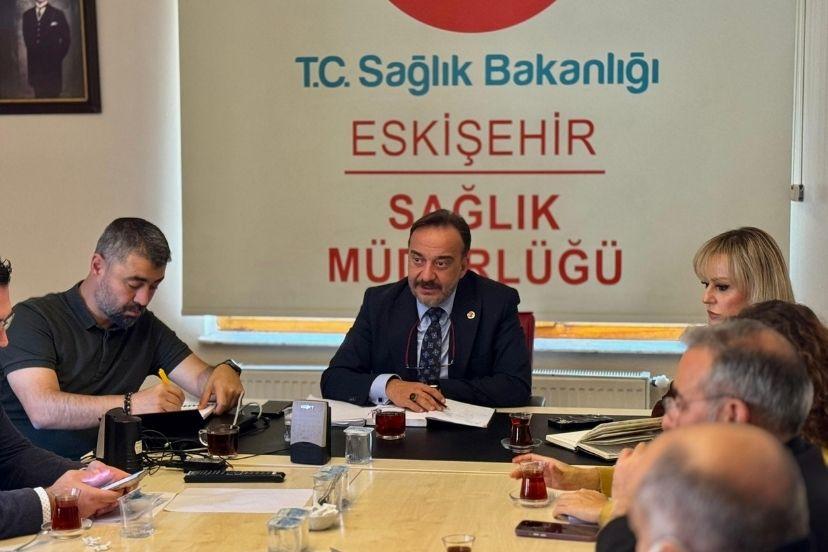 İl Sağlık Müdürlüğü’nde Değerlendirme Toplantısı