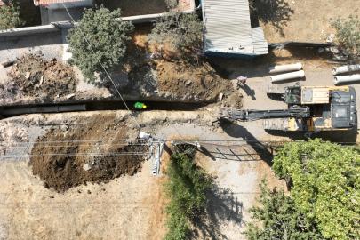 Çukurhisar’da 1.122 metrelik yeni kanalizasyon hattı tamamlandı