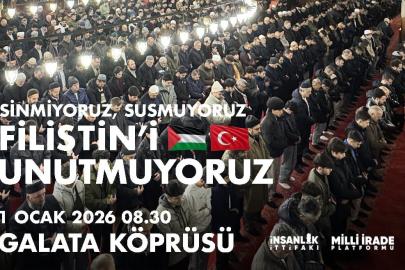 Galata'da tarihi Filistin nöbeti için geri sayım!