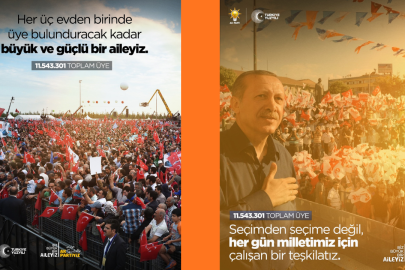 Ak parti millet ile büyüyor