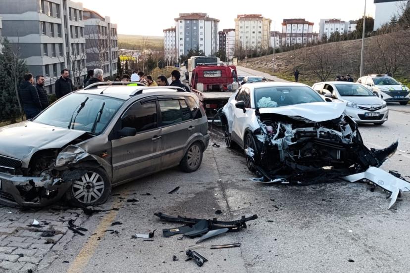 Kaza sonrası korku dolu anlar