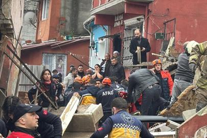 Fatih Ayvansaray’da Bina Çökmesi: Bir Yaralı Kurtarıldı