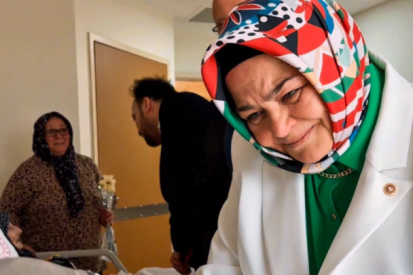 Vekil Anne'den Hastaneye Ziyaret