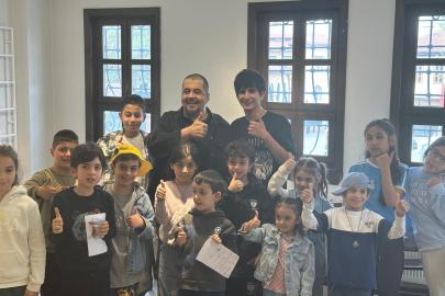 23 Nisan coşkusunu rap müzikle yaşadılar