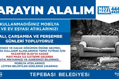 Tepebaşı’nda Mobilya Atıkları İçin Yeni Takvim