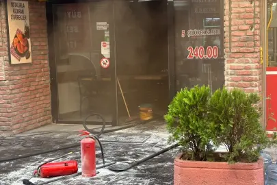 Eskişehir’de Çibörek Dükkanında Yangın!