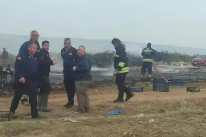 Eskişehir’de korkutan ot yangını